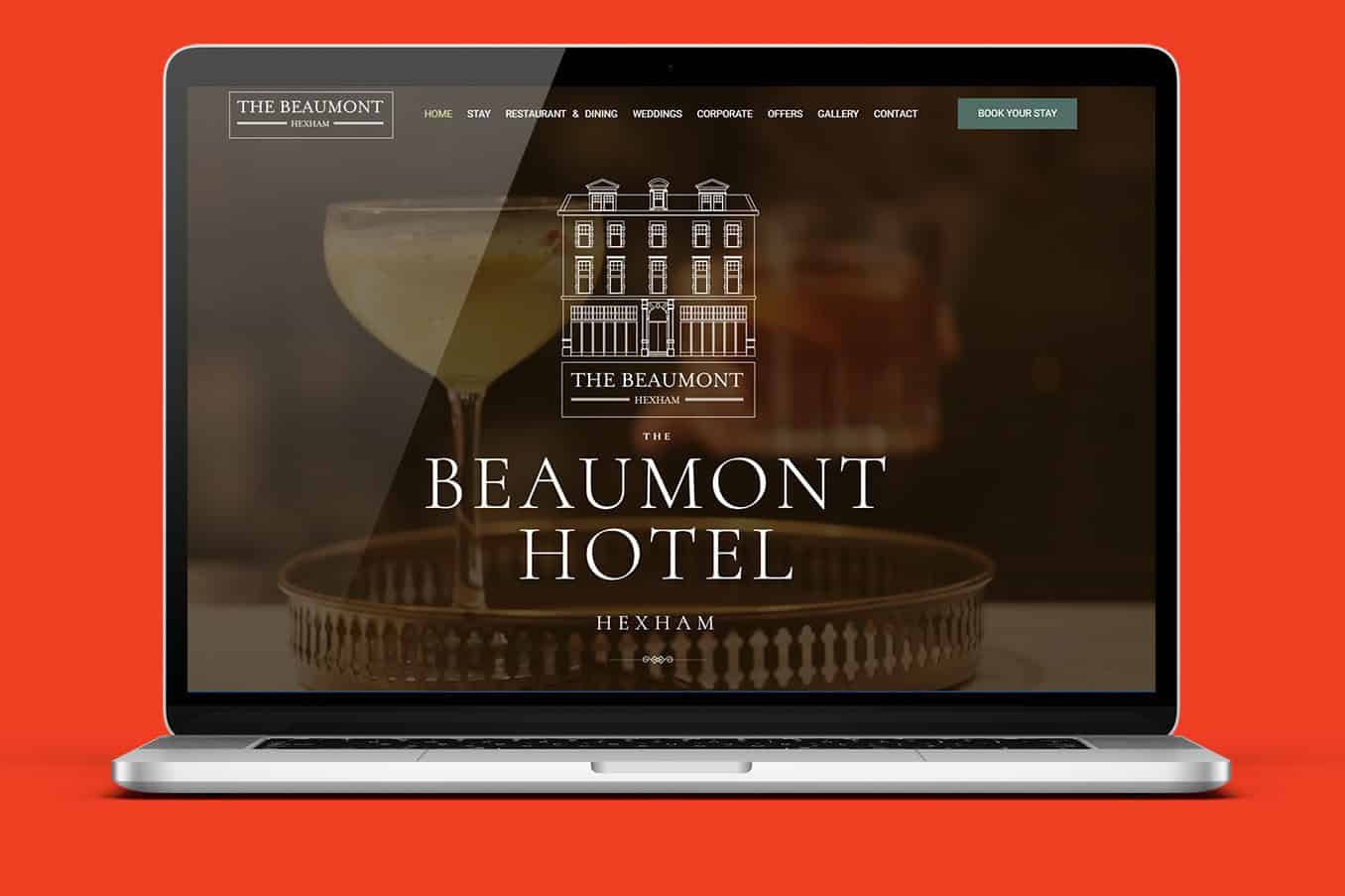 hotel website design hexham