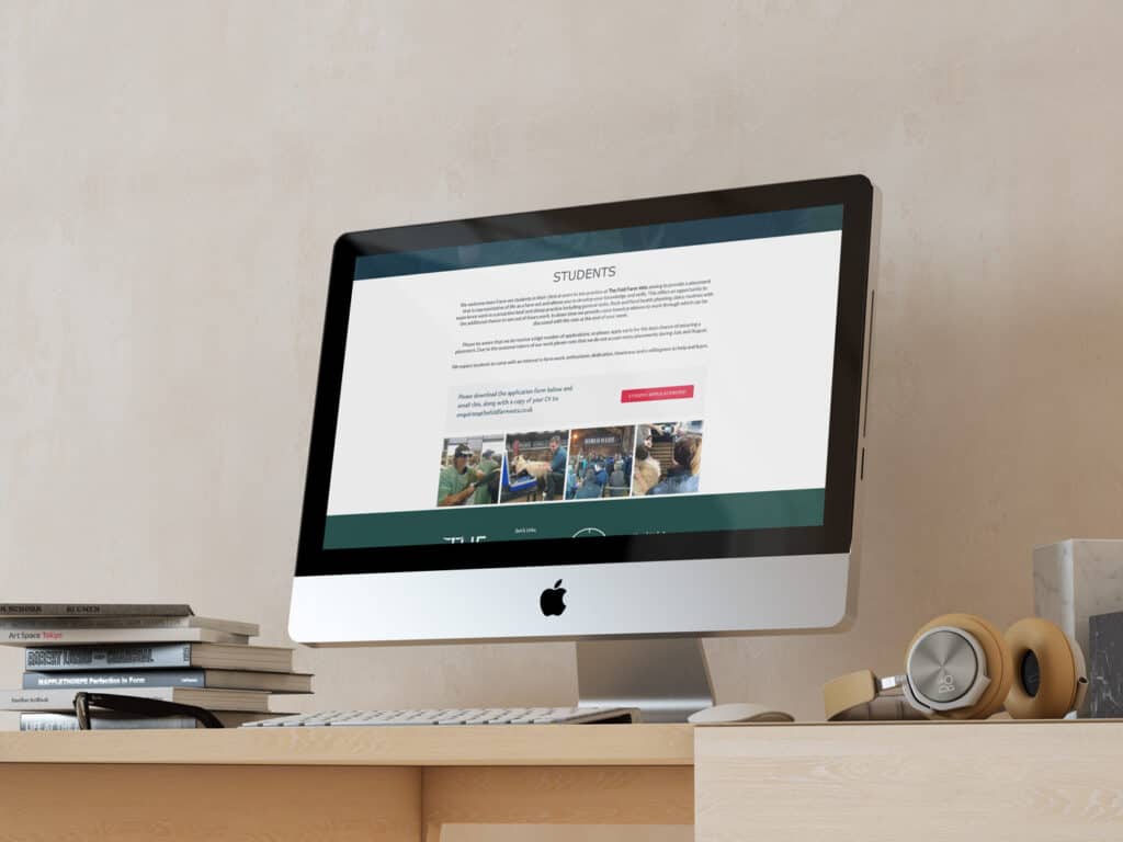 Veterinary website design case study image
