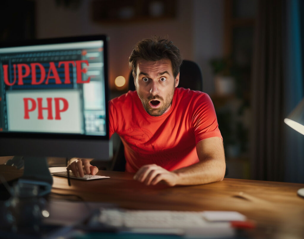 how to update php version