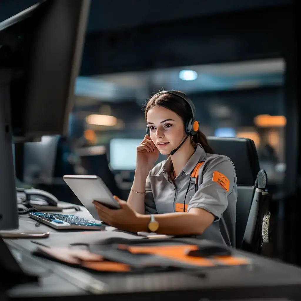 gonzobrum_a_FEMALE_I.T._sUPPORT_DESK_TECH_wearing_a_LIGHT_grey__98a8aab1-f4dd-401a-af00-96c7f4b9da44