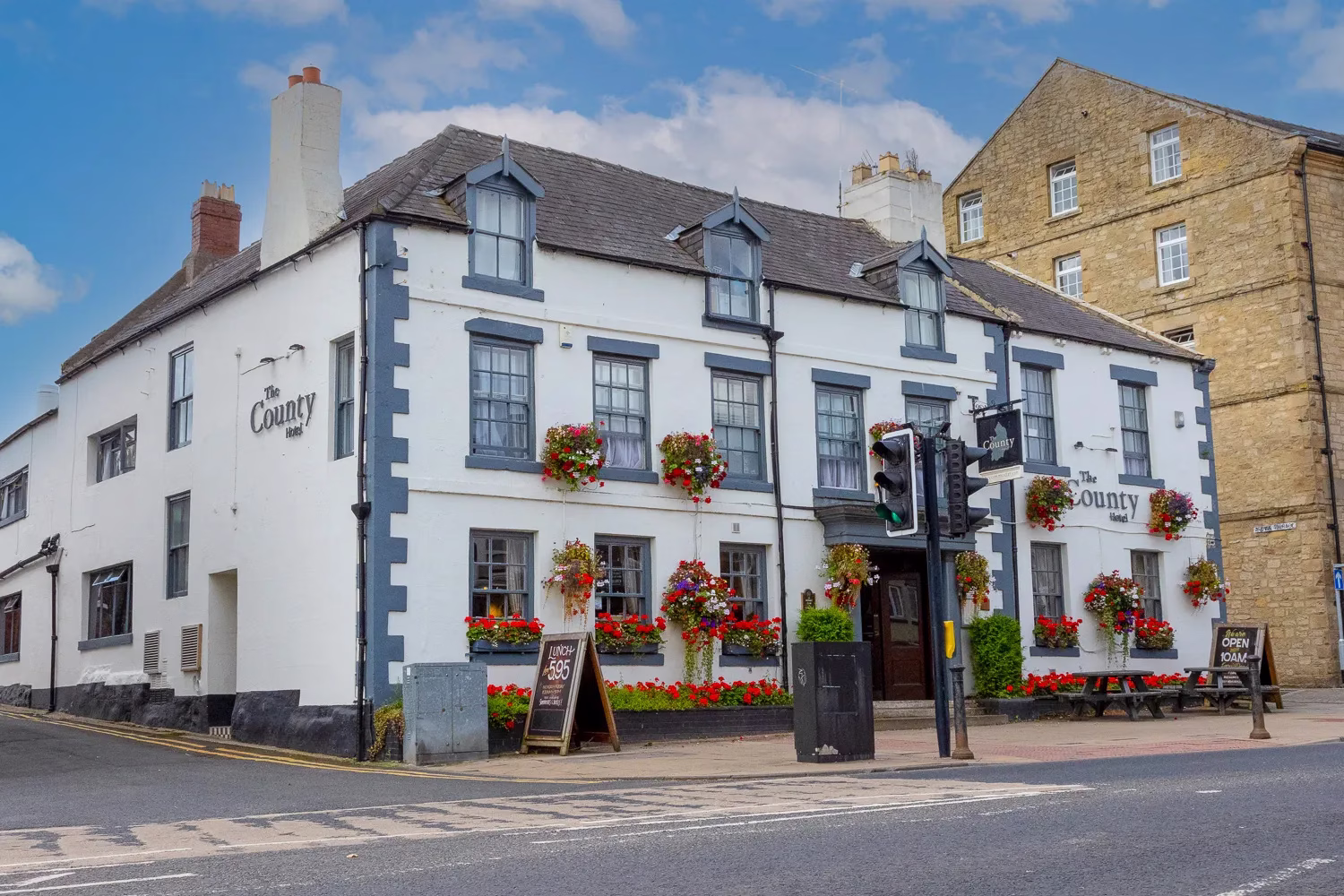 Northumberland Website Design portfolio by TWDA - The County Pub Hexham