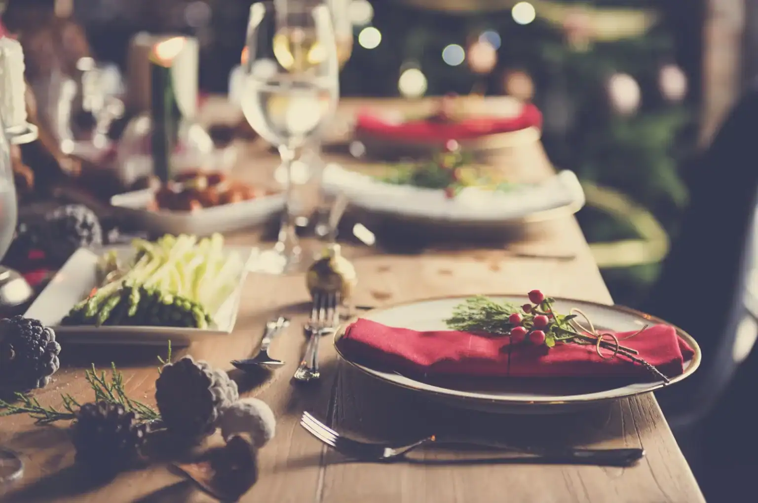 Festive restaurant table in the North East – is your website ready for Christmas bookings?
